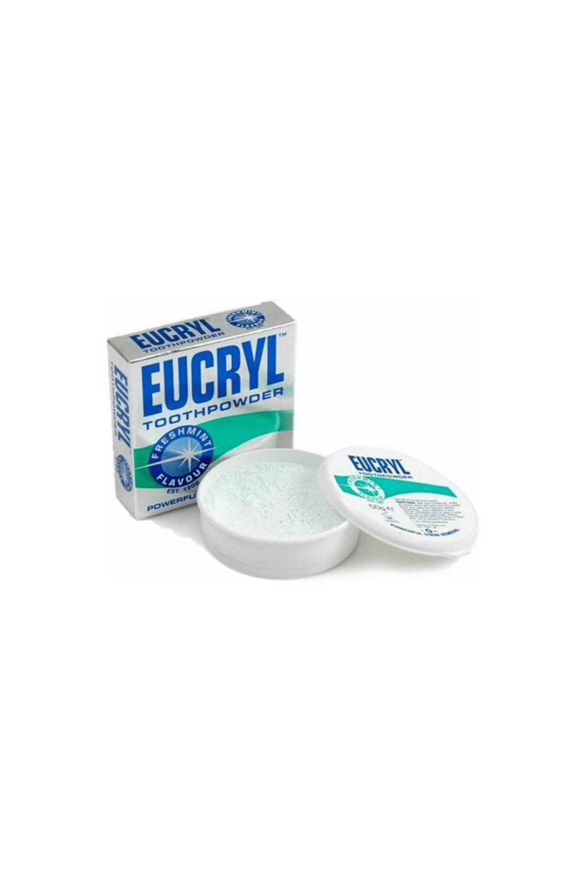 Eucryl Freshmint Smokers Nane Aromalı Güçlü Leke Çıkarıcı Diş Tozu 50gr