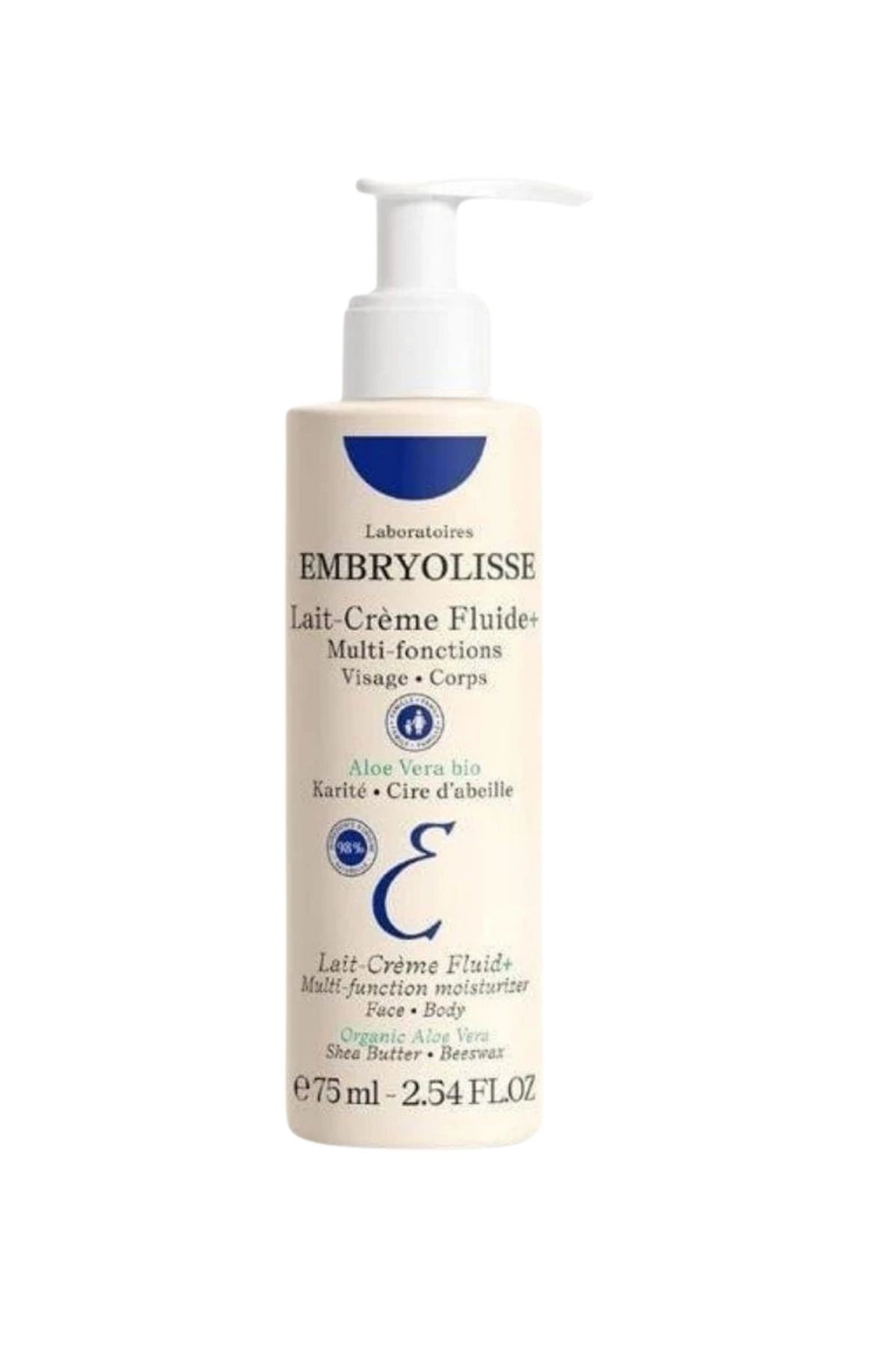 Embryolisse Lait Creme Fluide (Aloe Vera) Krem 2.54 oz 75 ml