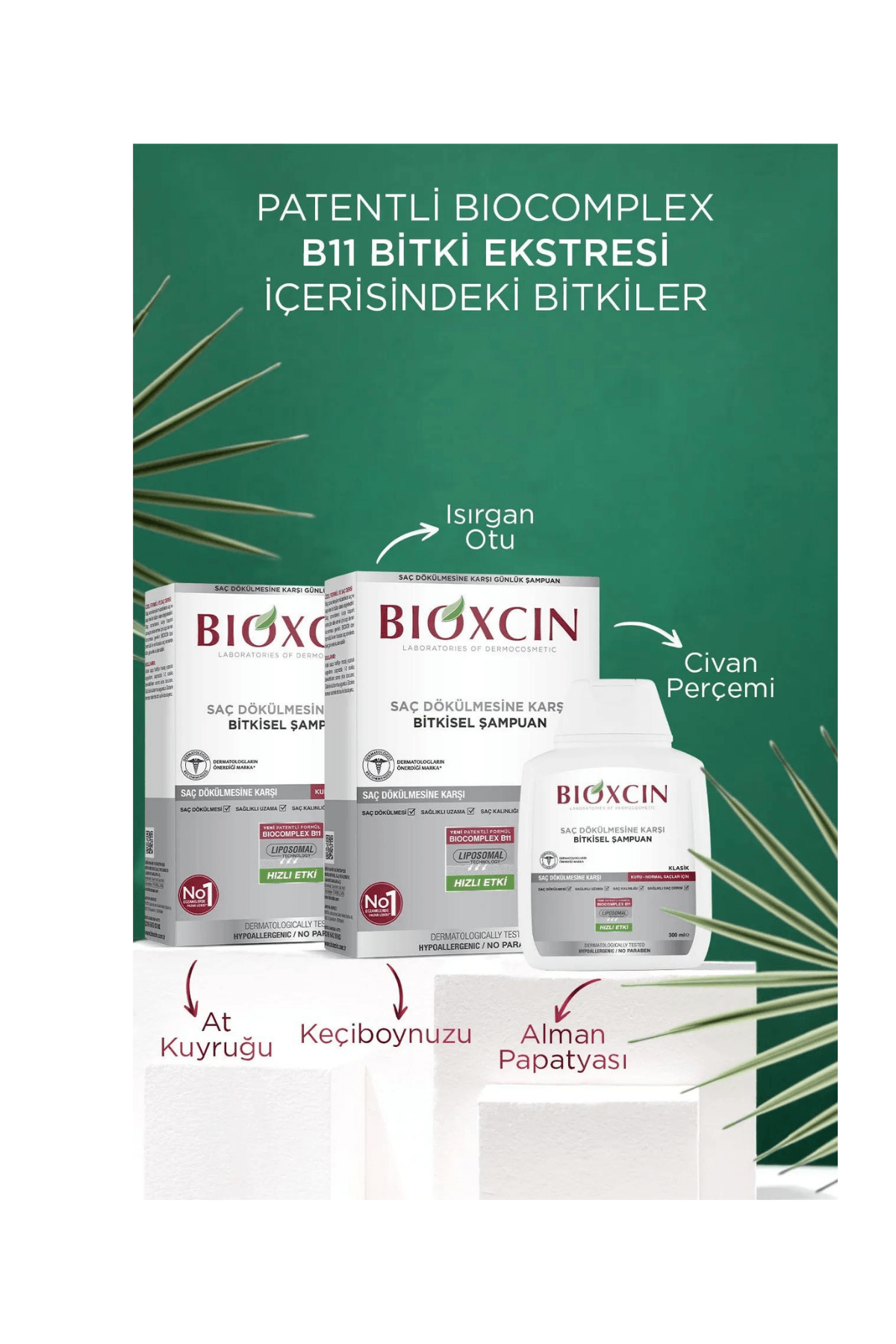 Bioxcin Genesis Kuru ve Normal Saçlar için Şampuan 3 x 300ml | 3 AL 2 ÖDE