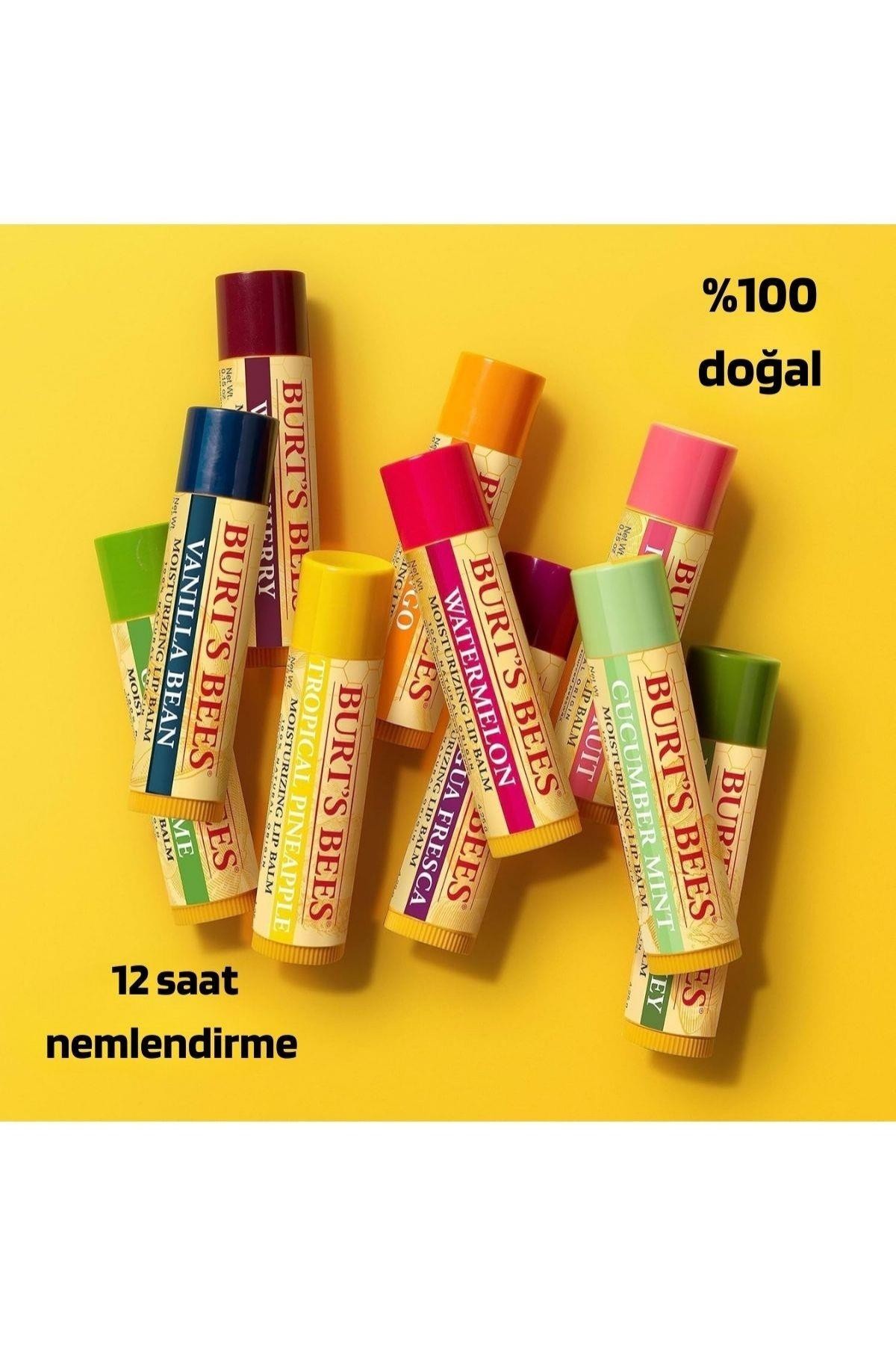 Burt's Bees Vanilya (%100 Doğal) Dudak Balmı 0.15 oz 4.25 gr