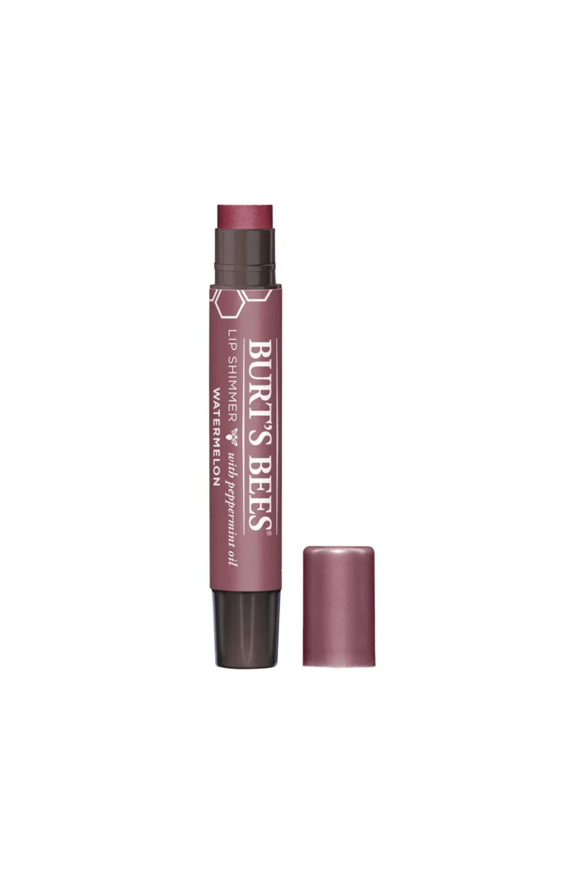 Burt's Bees Lip Shimmer, Watermelon (Karpuz) Nemlendirir, Besler, Yumuşatır ve Parlatır 2.5gr