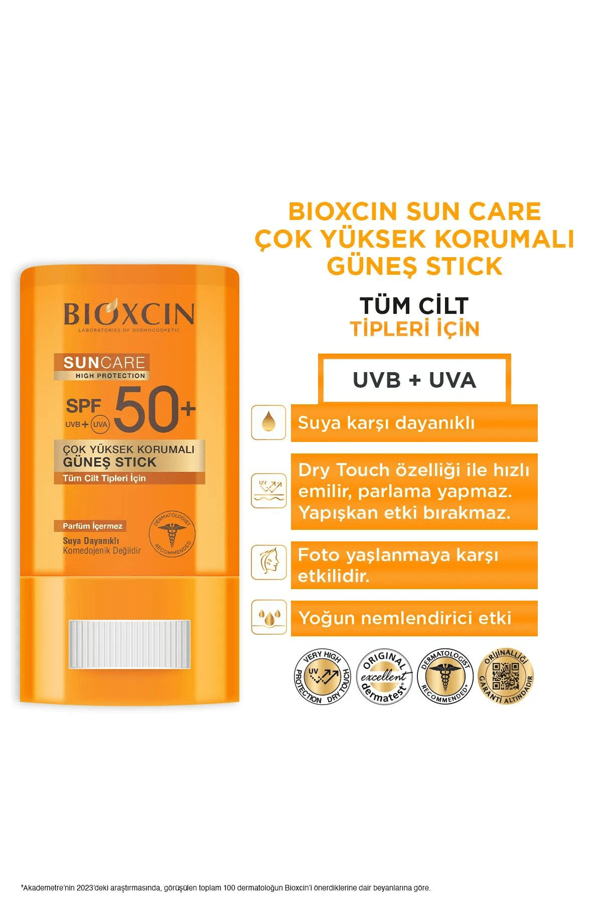 Bioxcin Suncare SPF50+ Güneş Stick 15 gr