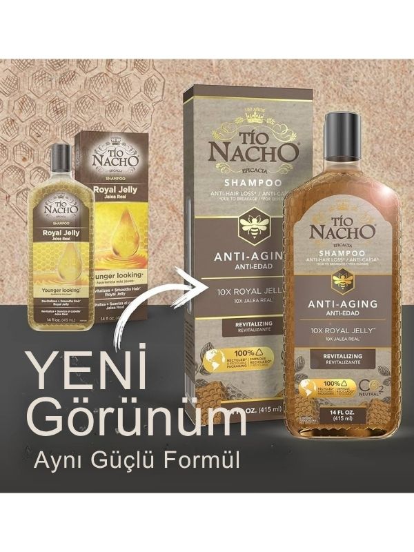 Tio Nacho Antı - Agıng (Arı Sütü İçeren Gençleştirici Canlandırıcı ) Şampuan 415ml