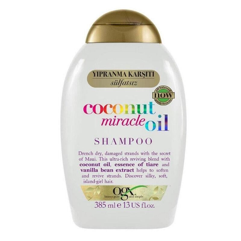 OGX Coconut Miracle Oil (Hindistan Cevizi Yağı) Sülfatsız Şampuan 385ml