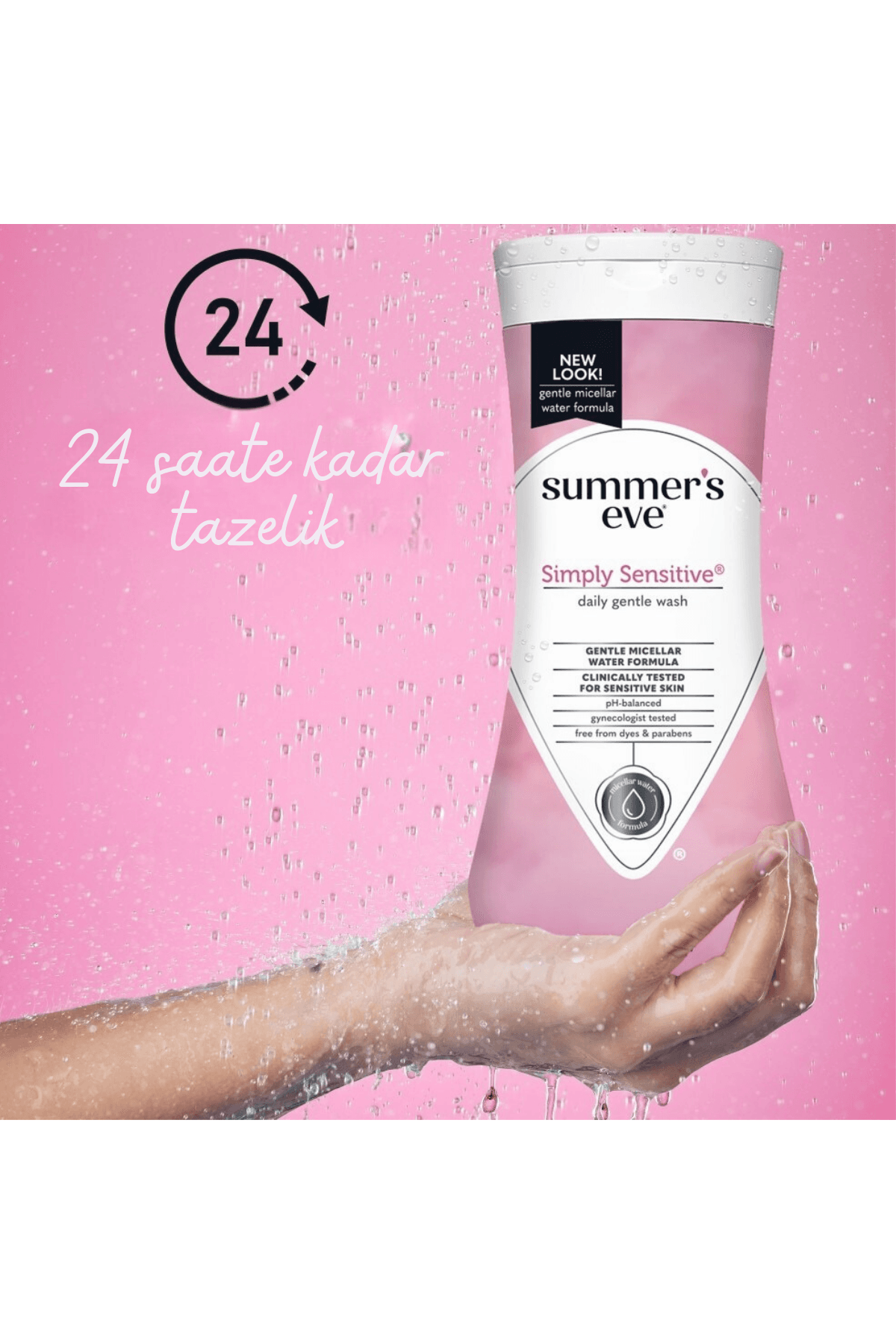 Summer's Eve Simply Sensitive (Hafif Çiçeksi) Özel Bölge Günlük Temizleme Jeli 266 ML