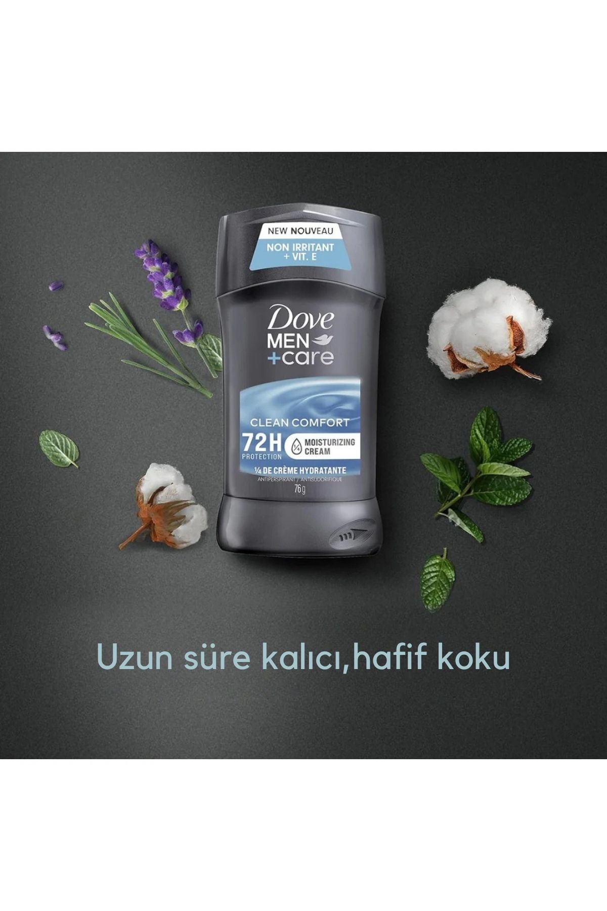 Dove Men + Care Clean Comfort Antiperspirant (72hr) Erkek Deodorant 2.7 oz 76gr