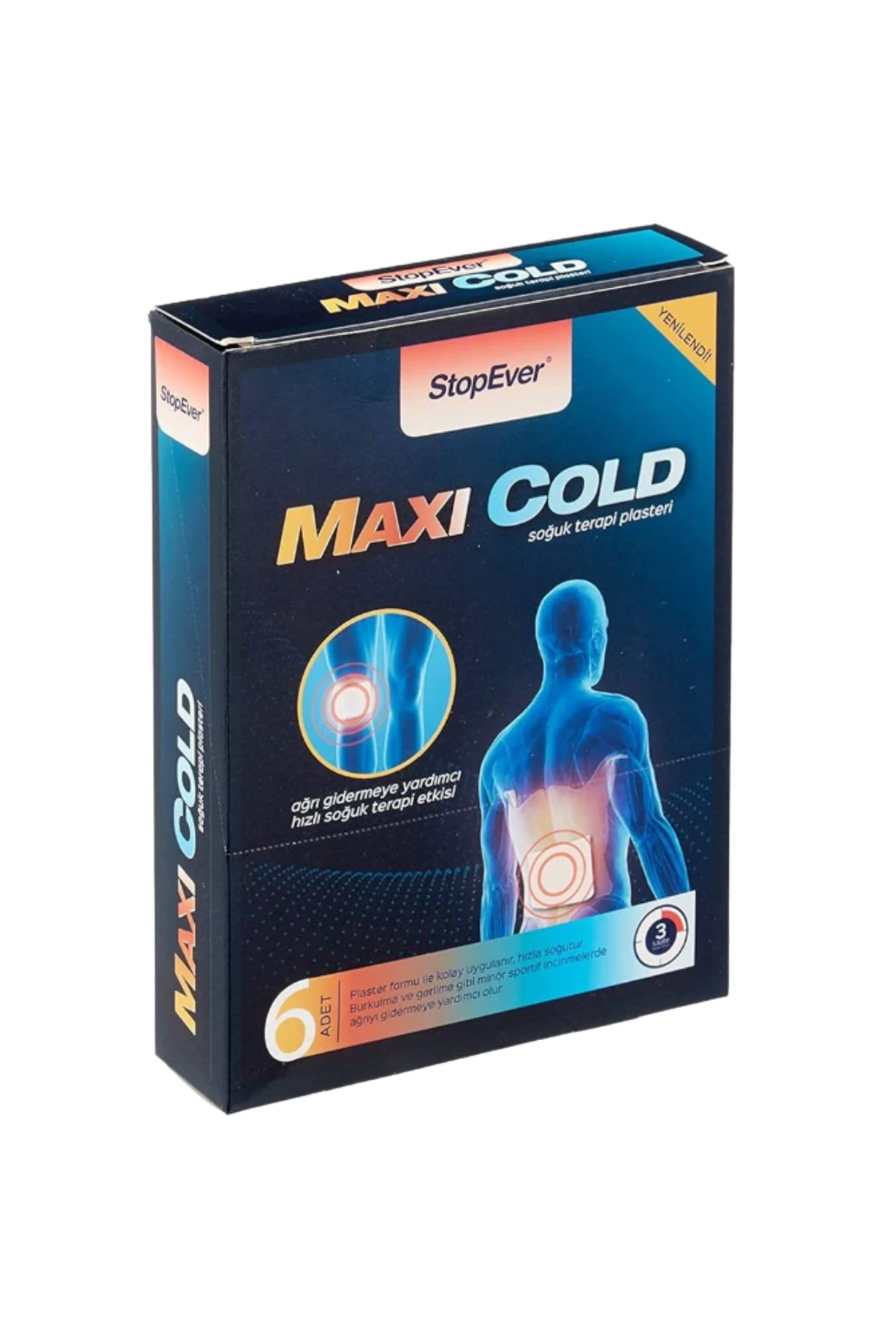 StopEver Maxi Cold Soğuk Terapi Plasteri 6'lı Paket