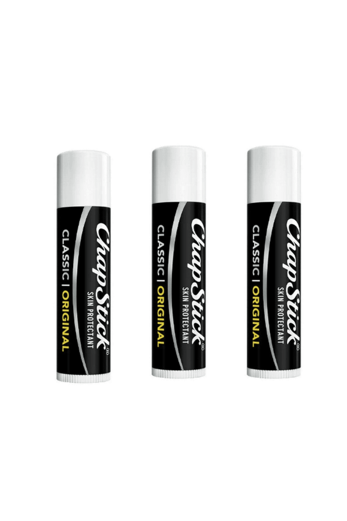 ChapStick Klasik Orijinal Dudak Balsamı, Dudak Nemlendirici, Dudak Bakımı 0.15oz 4gr (3 Adet)