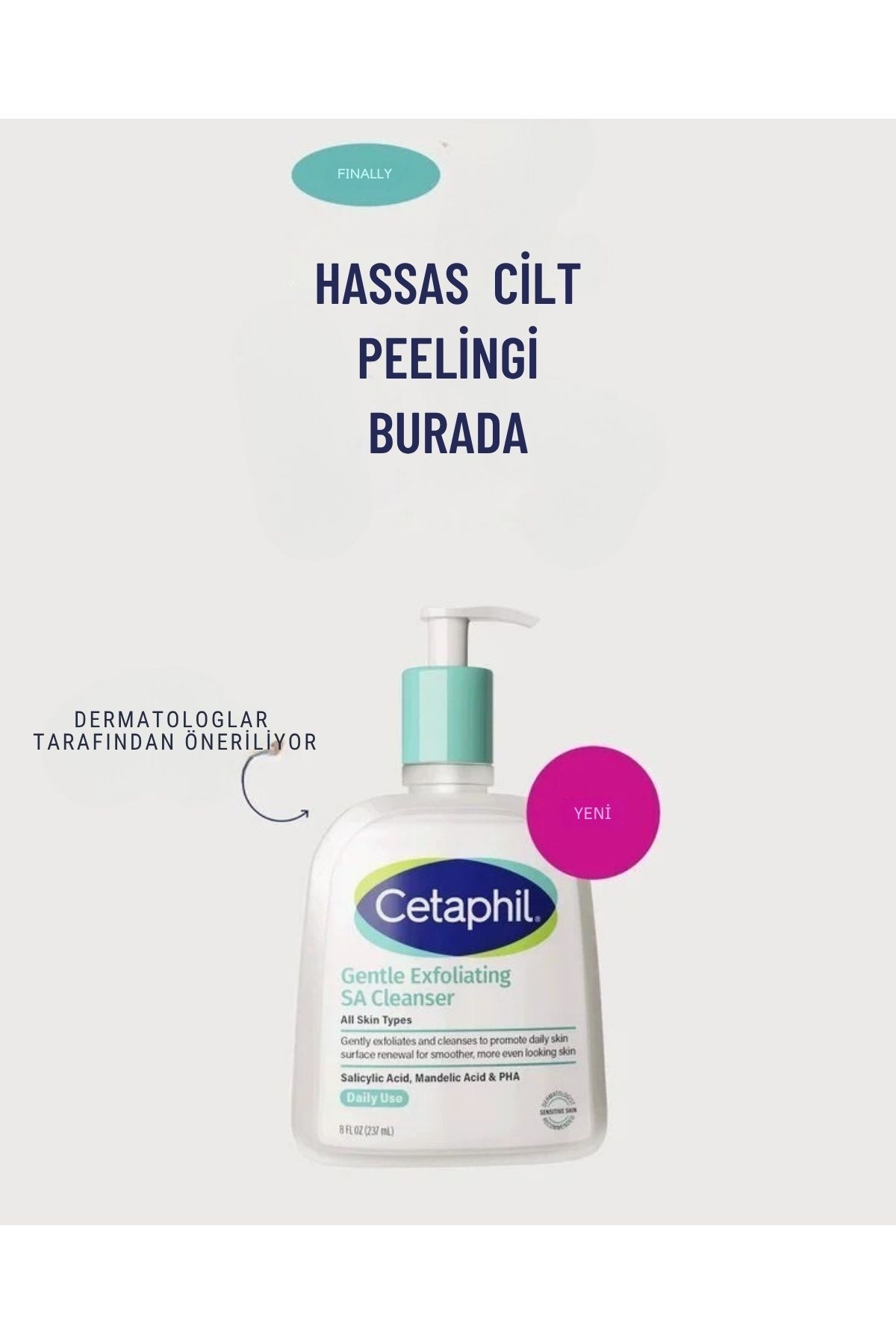 Cetaphil Peeling Salisilik Asit Temizleyici 237ml