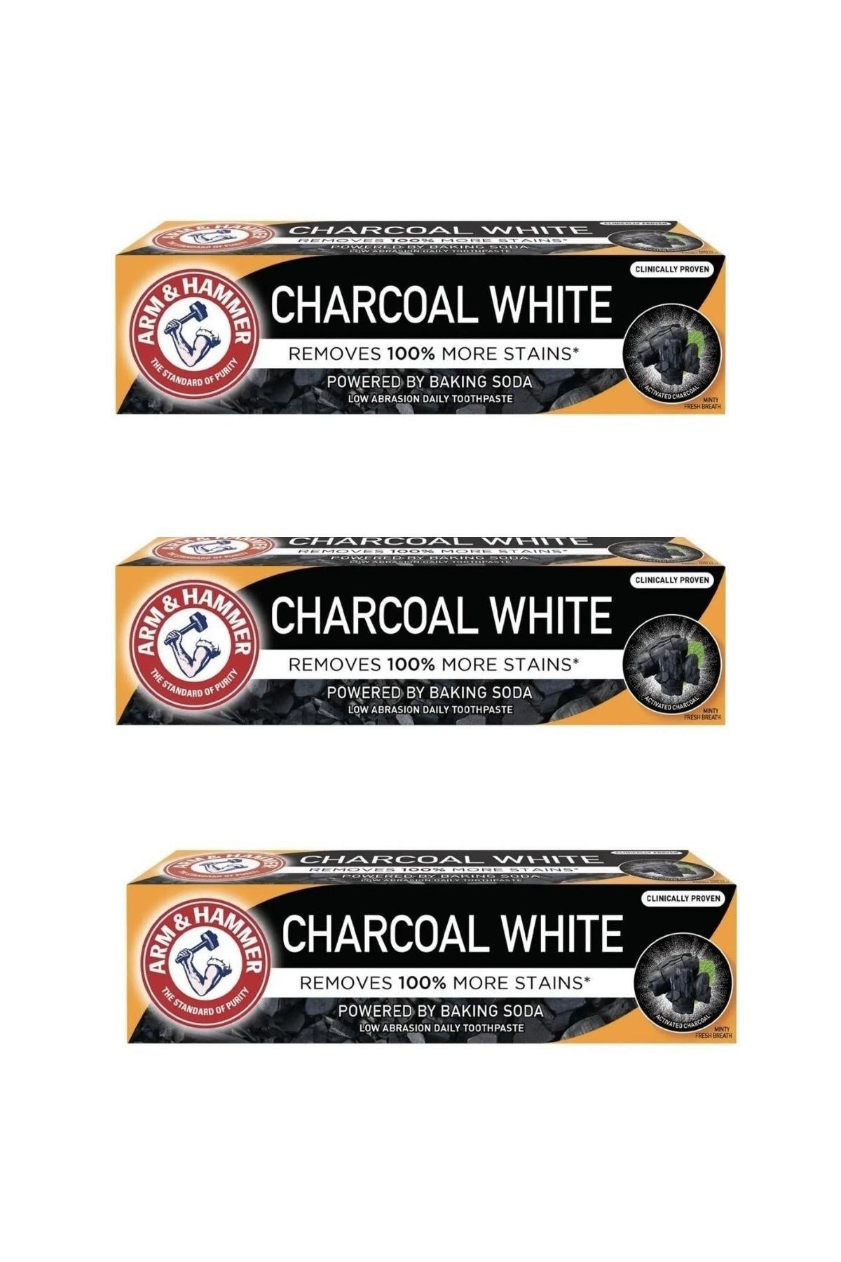 Arm & Hammer Charcoal White (kömür beyazı) Diş Macunu 75ml x3