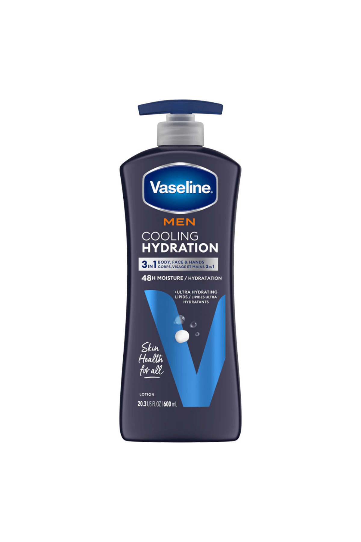 Vaseline Men Cooling Hydration 3 In 1 Lotion (Soğutucu Nemlendirici ) Vücut Losyonu 600ml