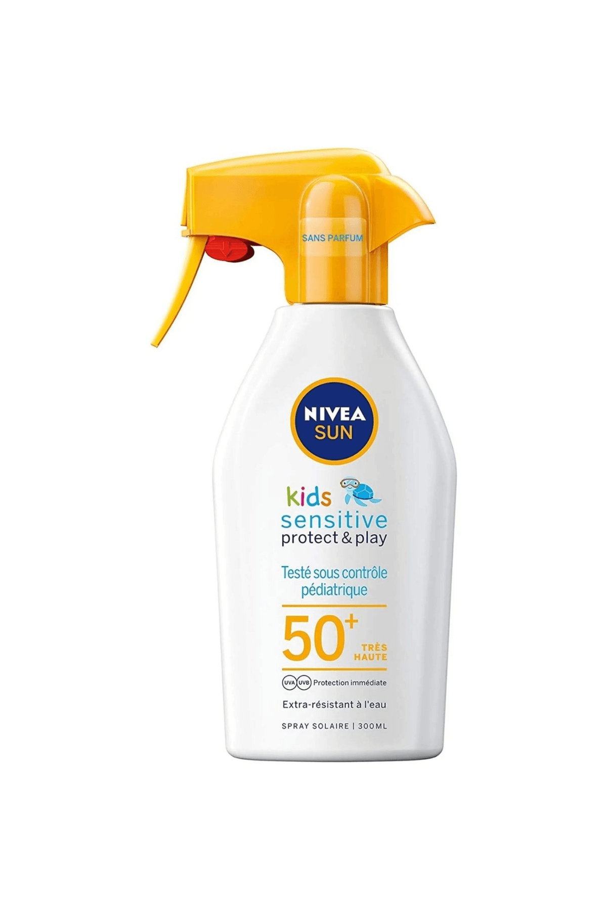 NIVEA Kids Protect  Play Sensitive (Çocuklar için Hassas Güneş Spreyi SPF50+) 300ml