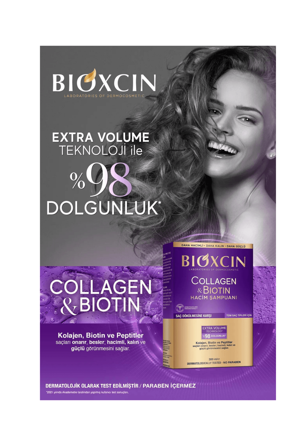 Bioxcin Collagen Biotin Saç Dökülmesine Karşı Şampuan 300 ml