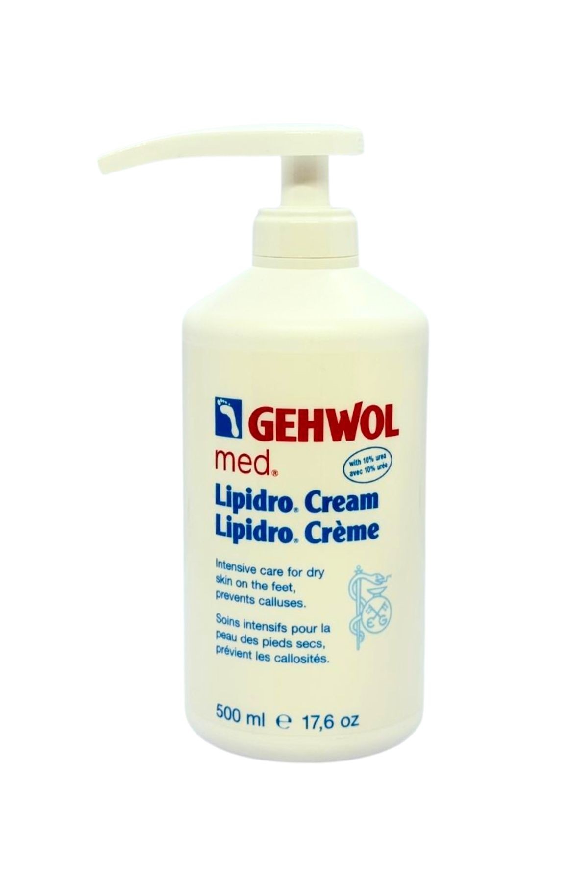 Gehwol Med Lipidro Cream (Ayak Derisinin Pullanmasını,Kaşıntıyı, Çatlak Oluşumunu Engeller) 500ml