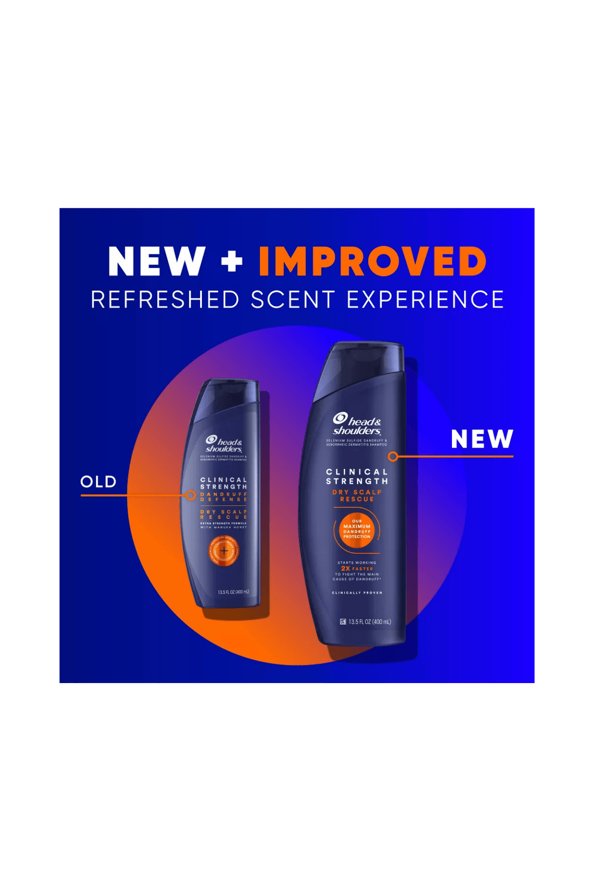 Head & Shoulders Clınıcal Strenght Dry Scalp Rescue (Kuru Saç Derisi, Kepek) Şampuanı 13.5 Oz 400ml