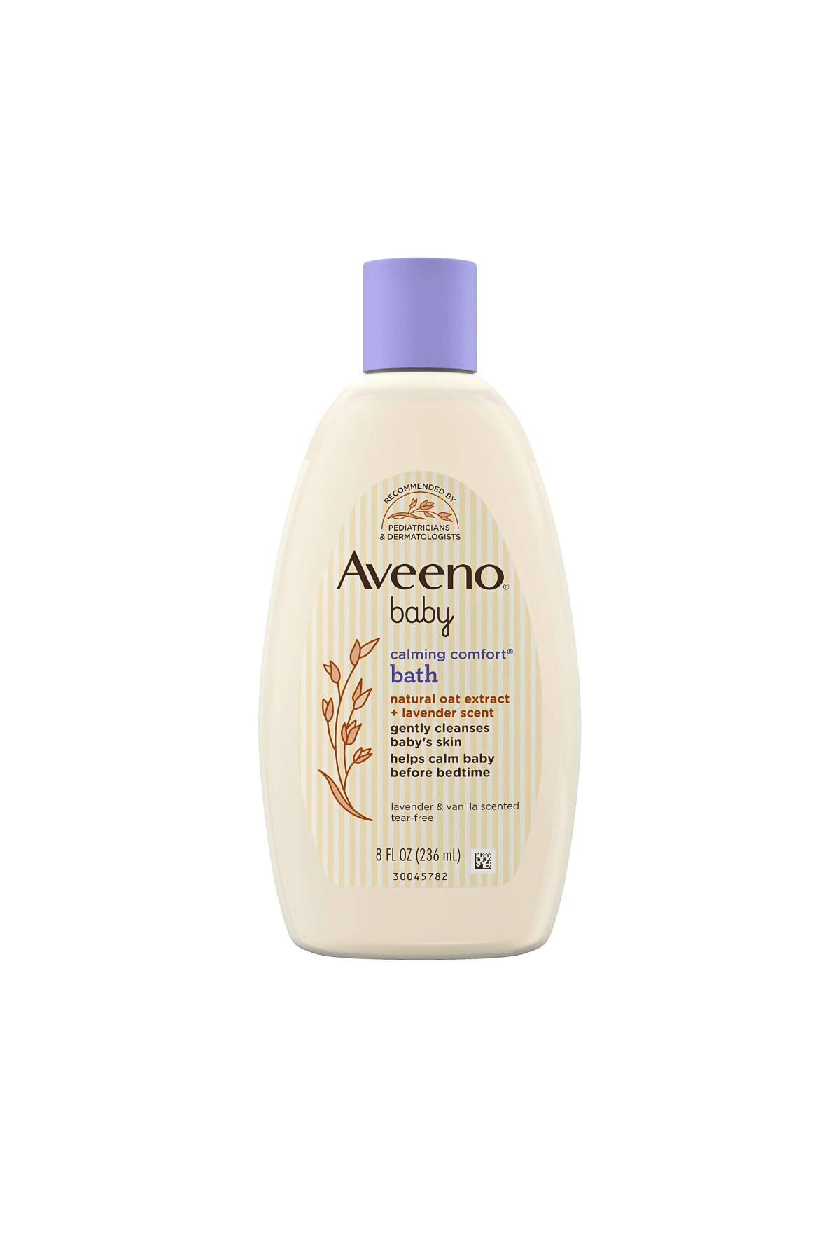 Aveeno Baby Sakinleştirici Konforlu Banyo ve Yıkama, Lavanta ve Vanilya, 8 fl. Oz 236ml