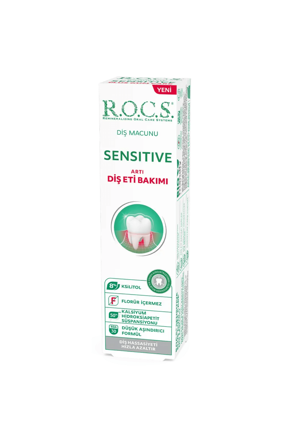 ROCS Sensitive Gum Care Hassasiyet Artı Diş Eti Bakımı Macunu 94gr