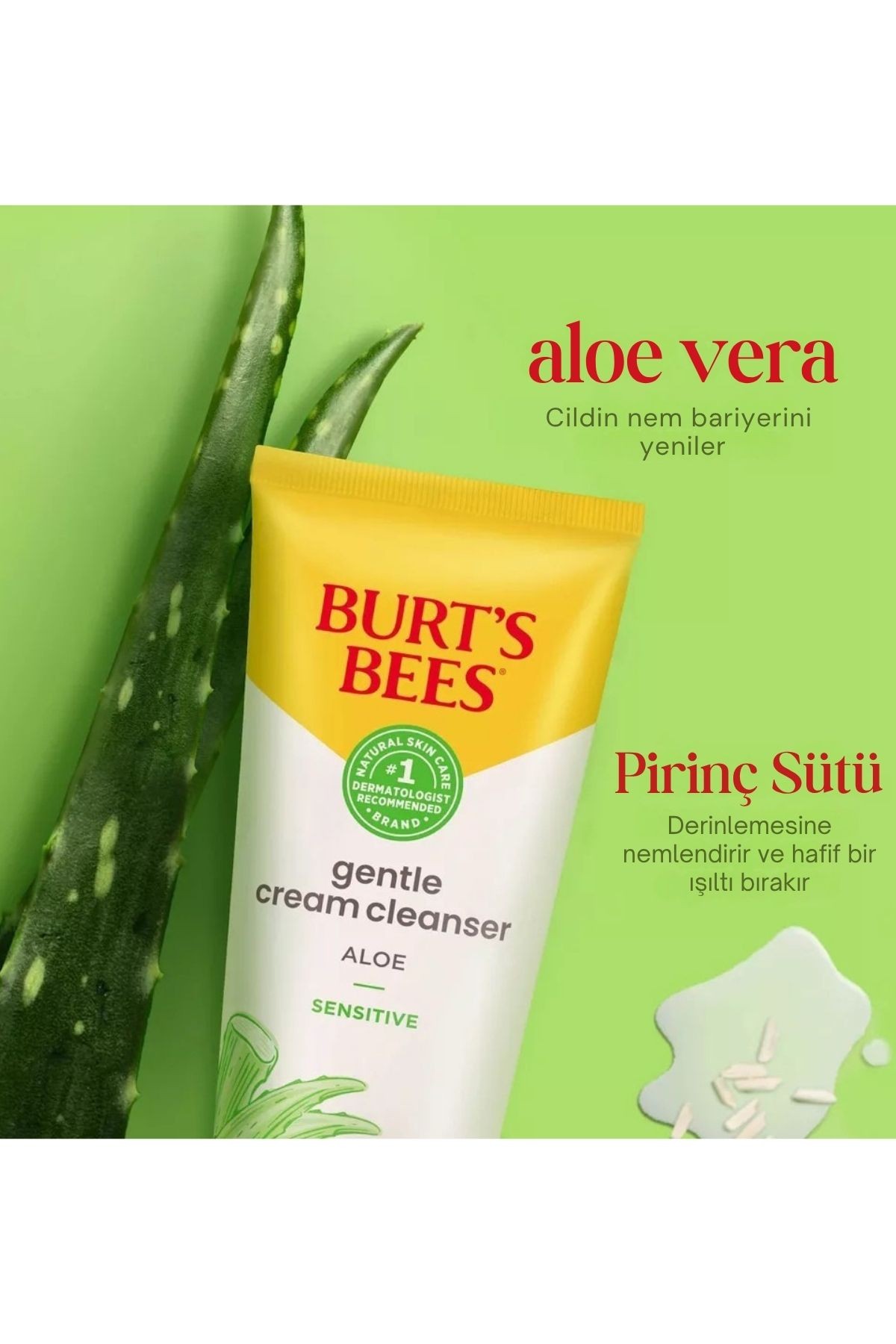 Burt's Bees %98,9 Doğal Kaynaklı Yüz Temizleyici 170g