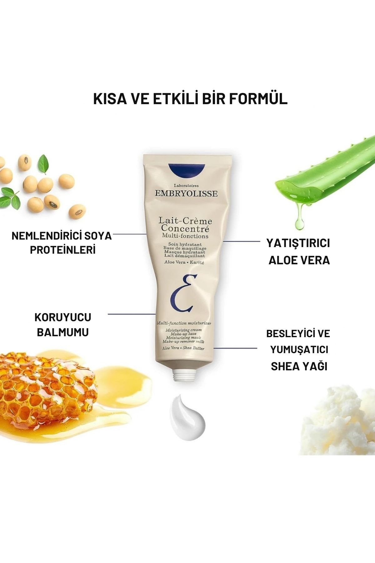 Embryolisse Lait-Crème Concentré Tüm Cilt Tipleri (Mucize Krem) Nemlendirici 30ml