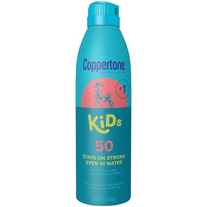 Coppertone Kids Spf50 (Suya Dayanıklı) Çocuklar İçin Güneş Spreyi 156Gr