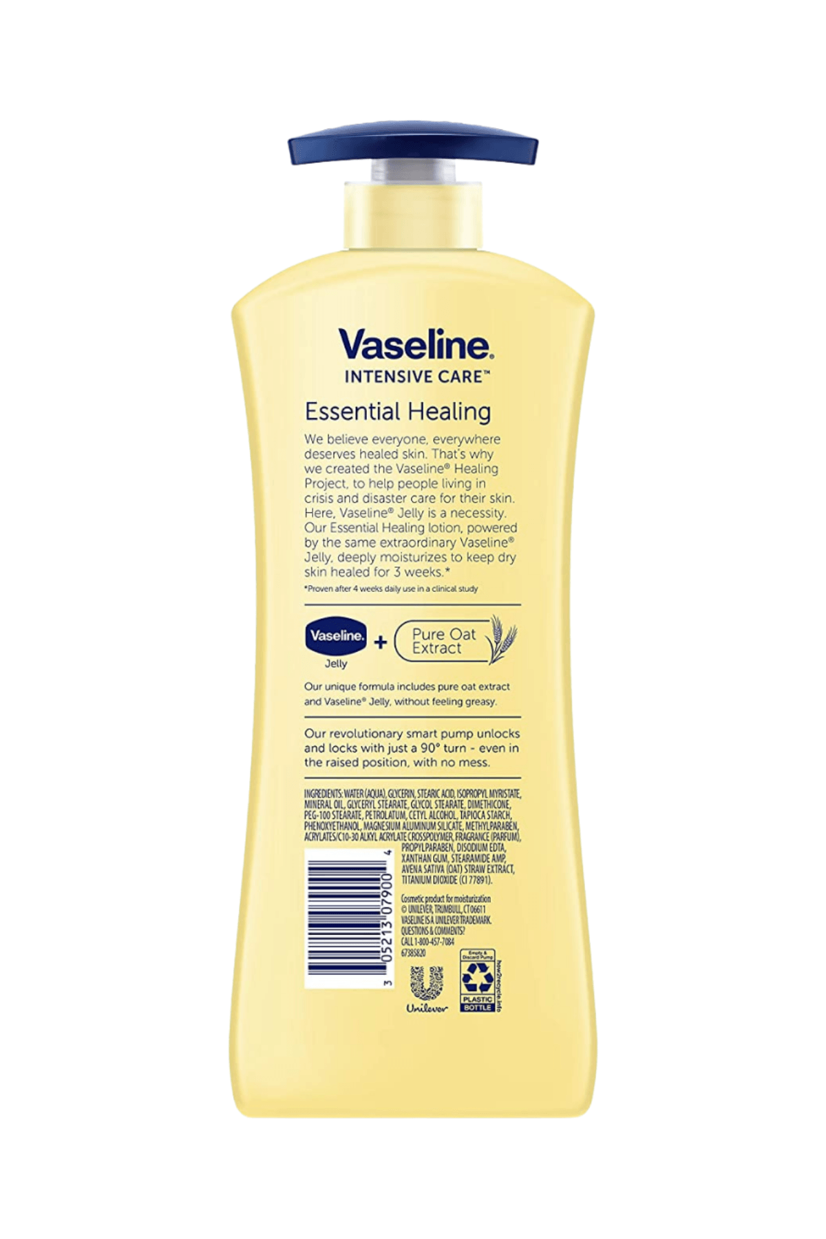 Vaseline Intensive Care Essential Healing Yulaf Özlü Nemlendirici Vücut Losyonu 600ml