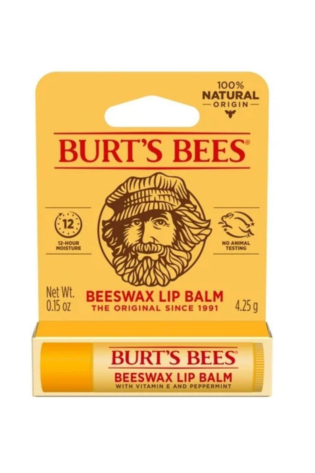 Burt's Bees Balmumu (%100 Doğal) Dudak Balsamı 0.15 Oz 4.25 gr