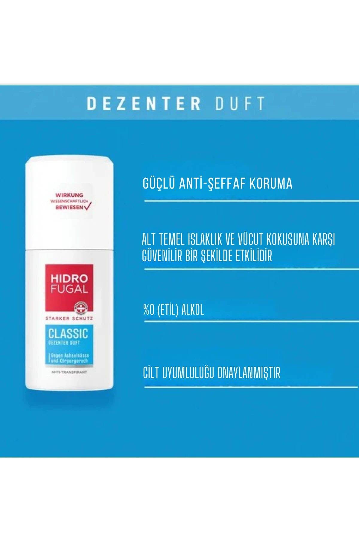 Hidrofugal Deo Sprey Classic (Atomizer) 55 ml