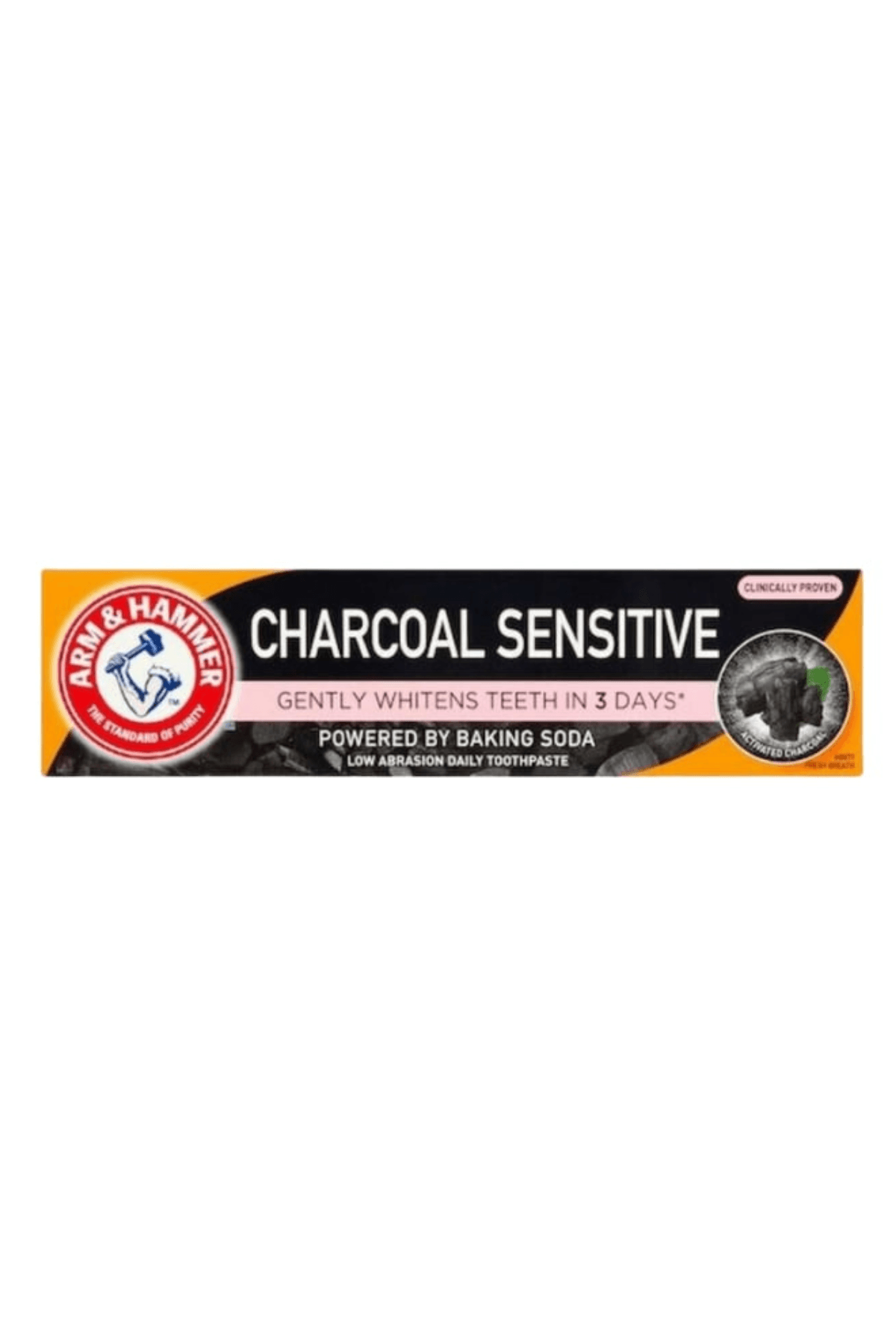 Arm Hammer Charcoal Sensitive (Hassas Dişler)  Aktif Kömürlü Diş Macunu 75 ml