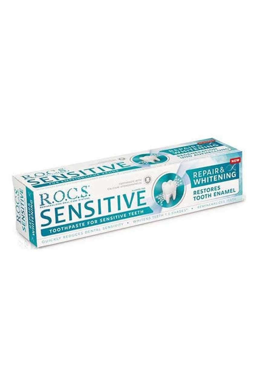 Rocs Sensitive Repair Whitening Diş Macunu Onarım Beyazlatma (Florürsüz) 75ml