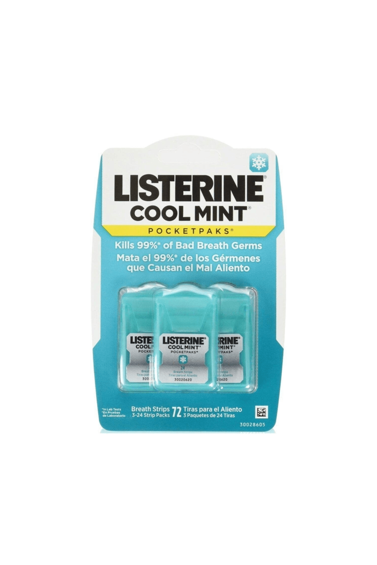 Listerine Cool Mint Nefes Tazeleyici Strip 72li Paket