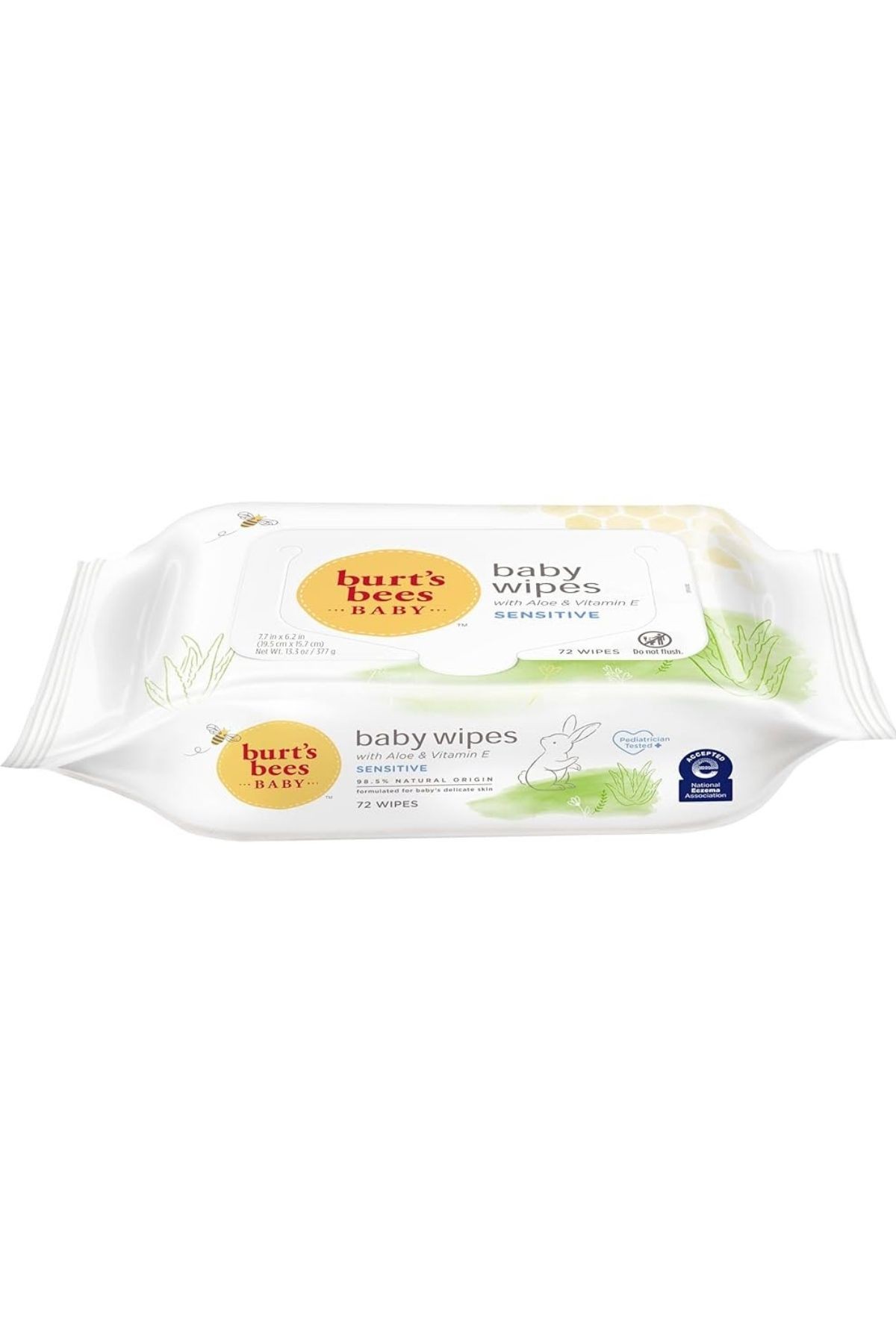 Burt's Bees Bebek Hassas Cilt Mendilleri 72'li 377g