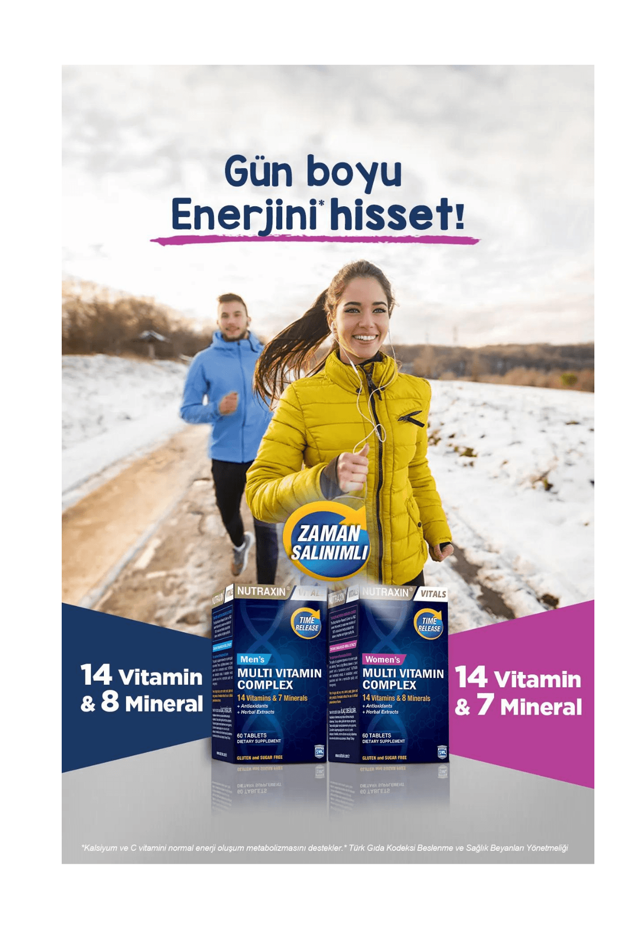 Nutraxin Womens (Kadın) Multi Vitamin Complex 60 Tablet