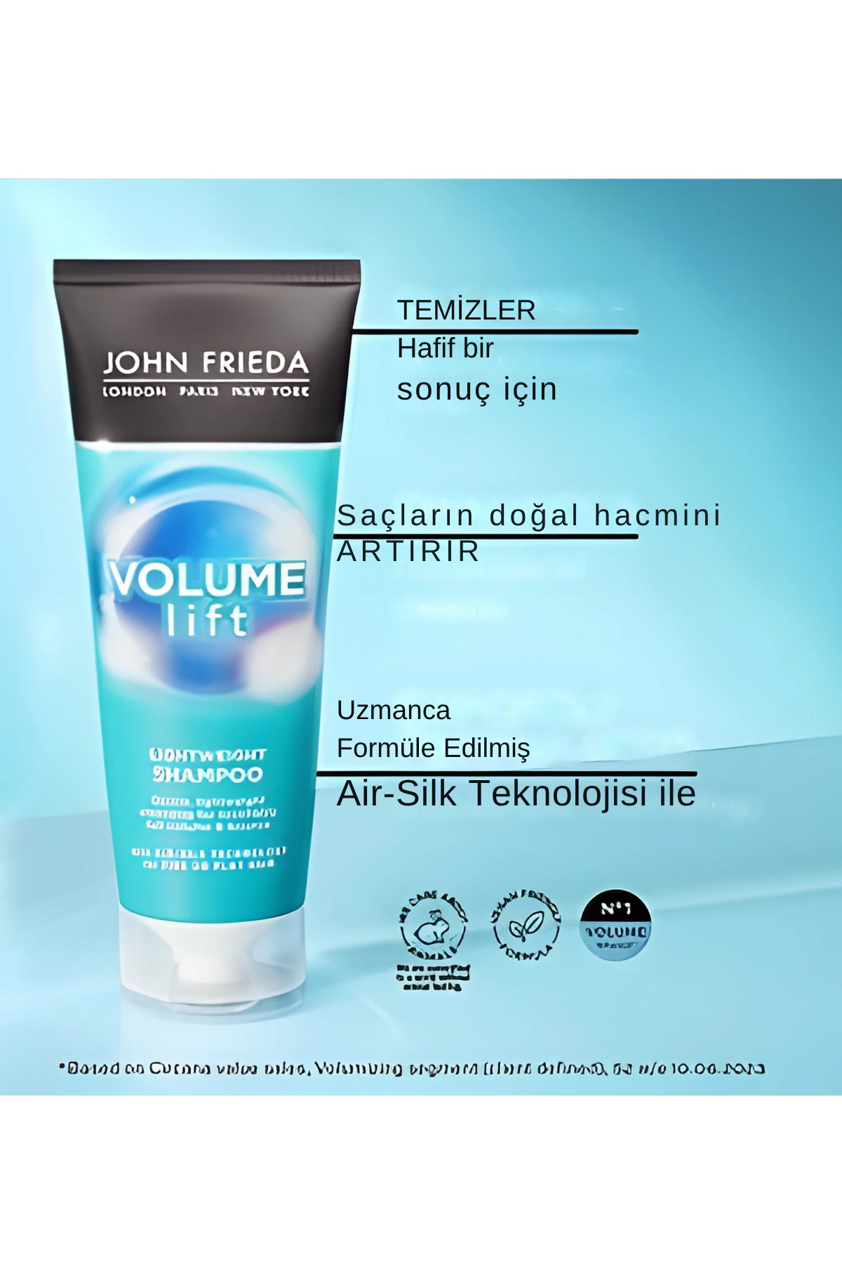 John Frieda Volume Lift İnce Telli Saçlar İçin Hacim Veren Şampuan 250 ml