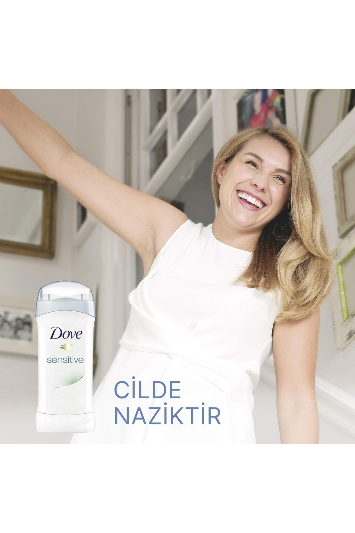Dove Sensitive (Hassas Cilt) 1/4 Moisturizers Deodorant 2.6 oz 74gr