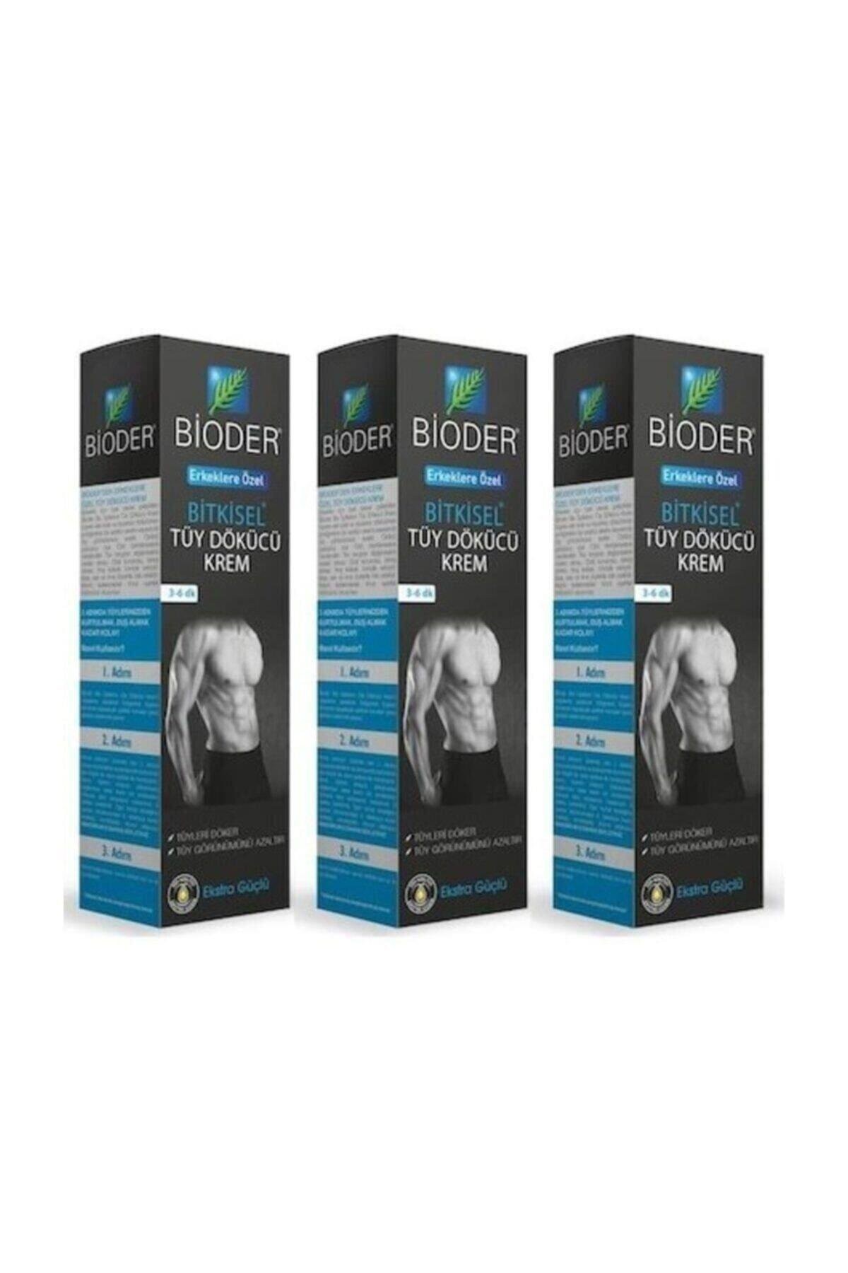 Bitkisel Tüy Dökücü Krem Erkeklere Özel 100 Ml X 3 Adet