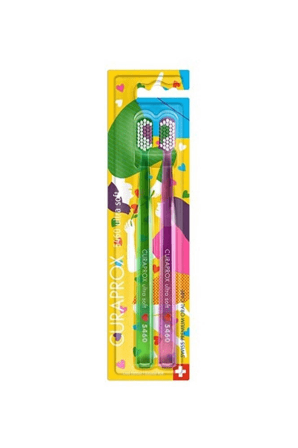 Curaprox 5460 Ultra Soft Diş Fırçası Love Edition 2li Set
