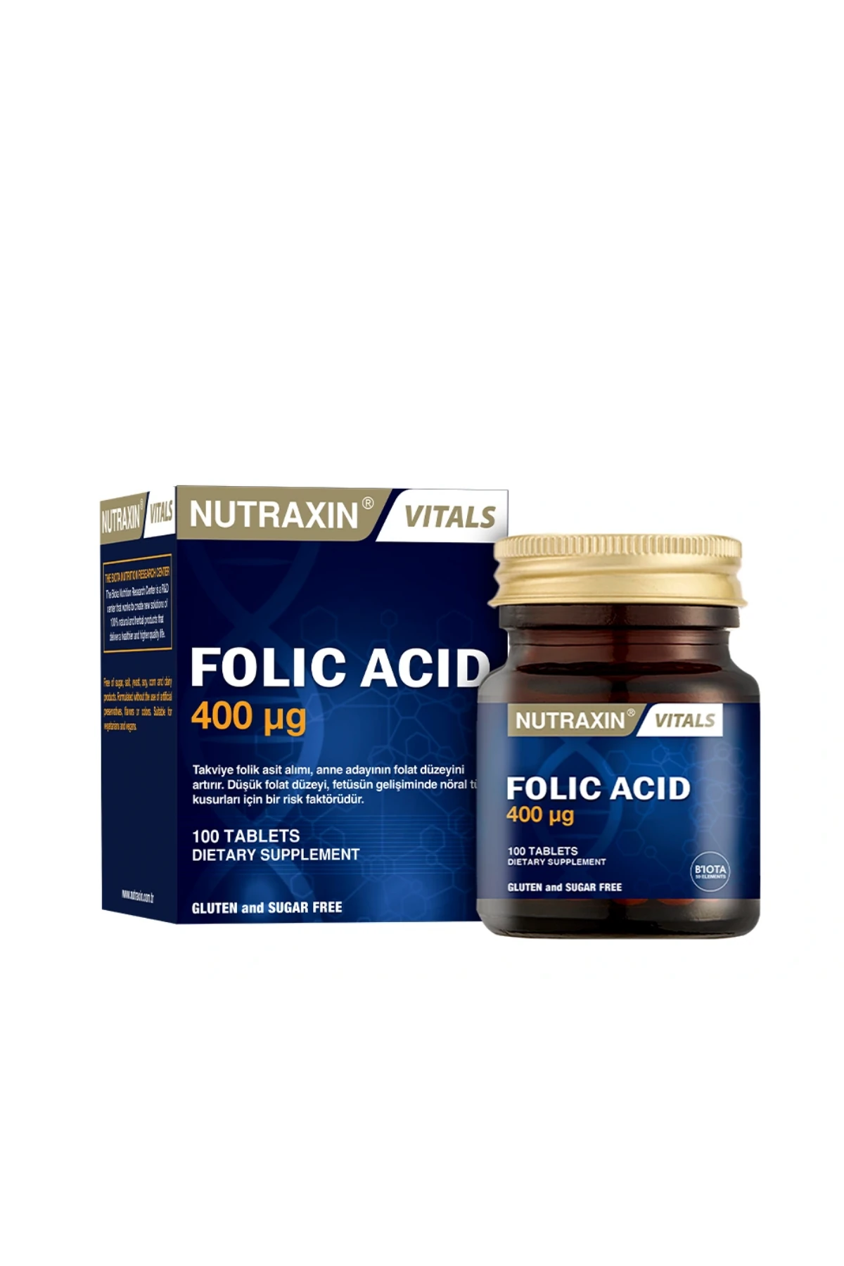Nutraxin Folic Acid 100 Tablet