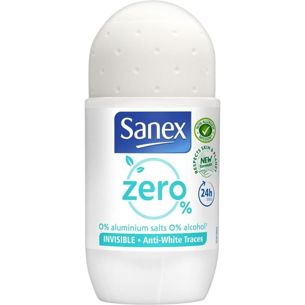 Sanex Zero Invısıble (İz Bırakmaz) %0 Aluminium salts %0 Alcohol Roll-on Deodorant 50ml