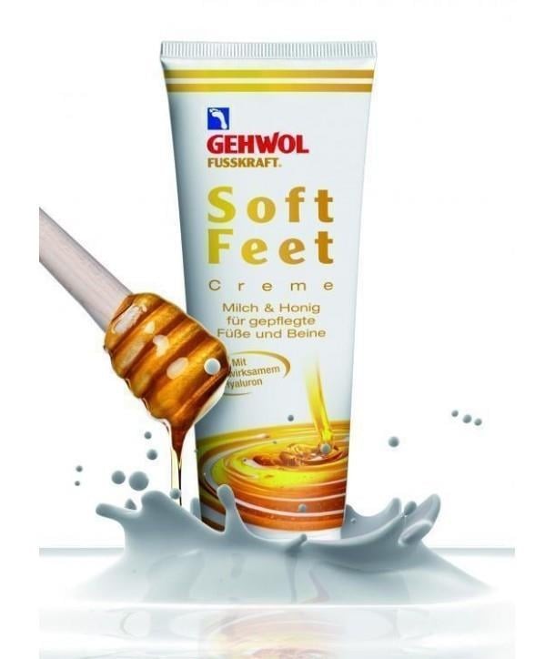 Gehwol Fusskraft Soft Feet (Hyaluronik Asit, Bal ve Sütlü, Yumuşatır) Cream 125ml