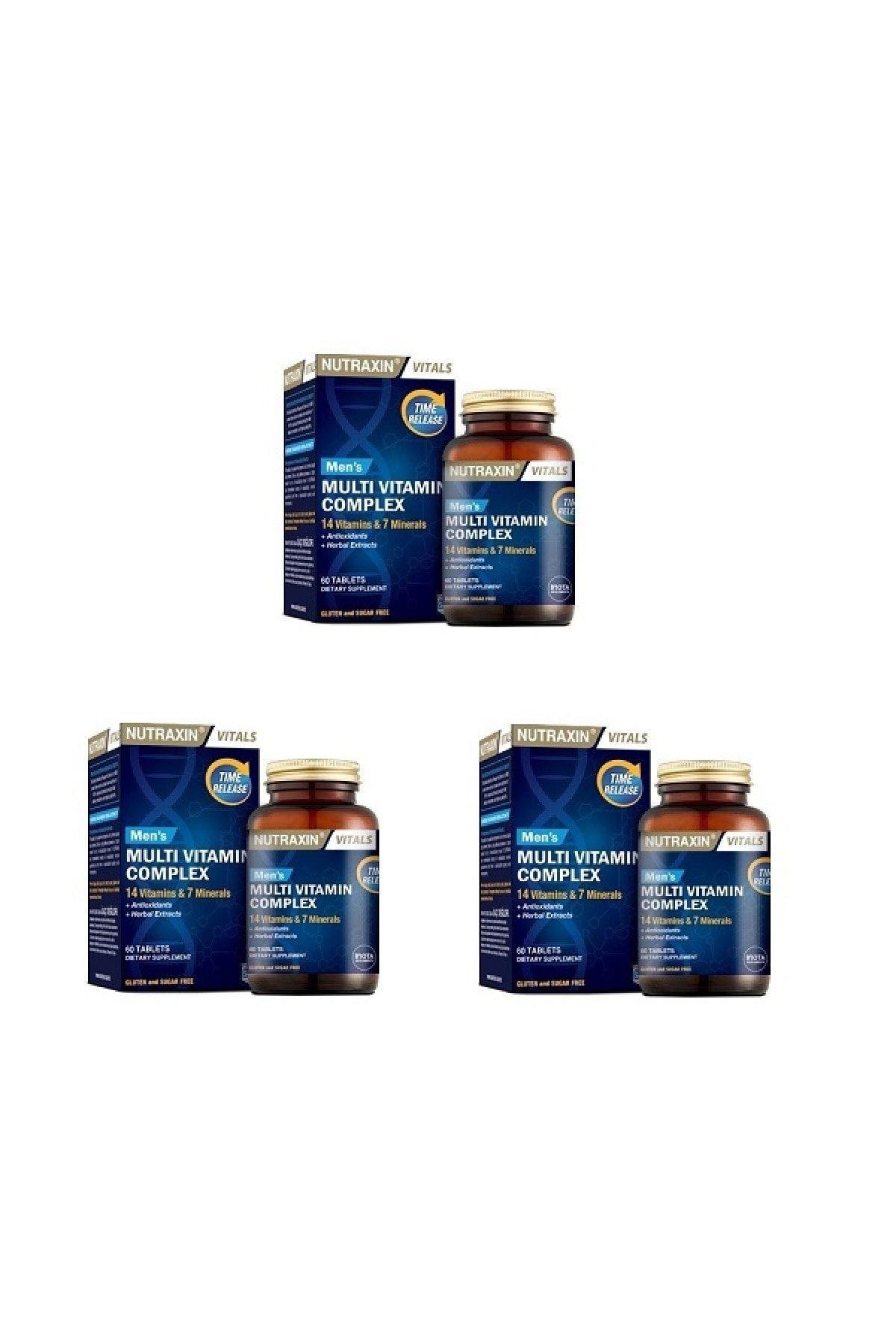 Nutraxın Multıvıtamın Complex Men 60 Tablet*3