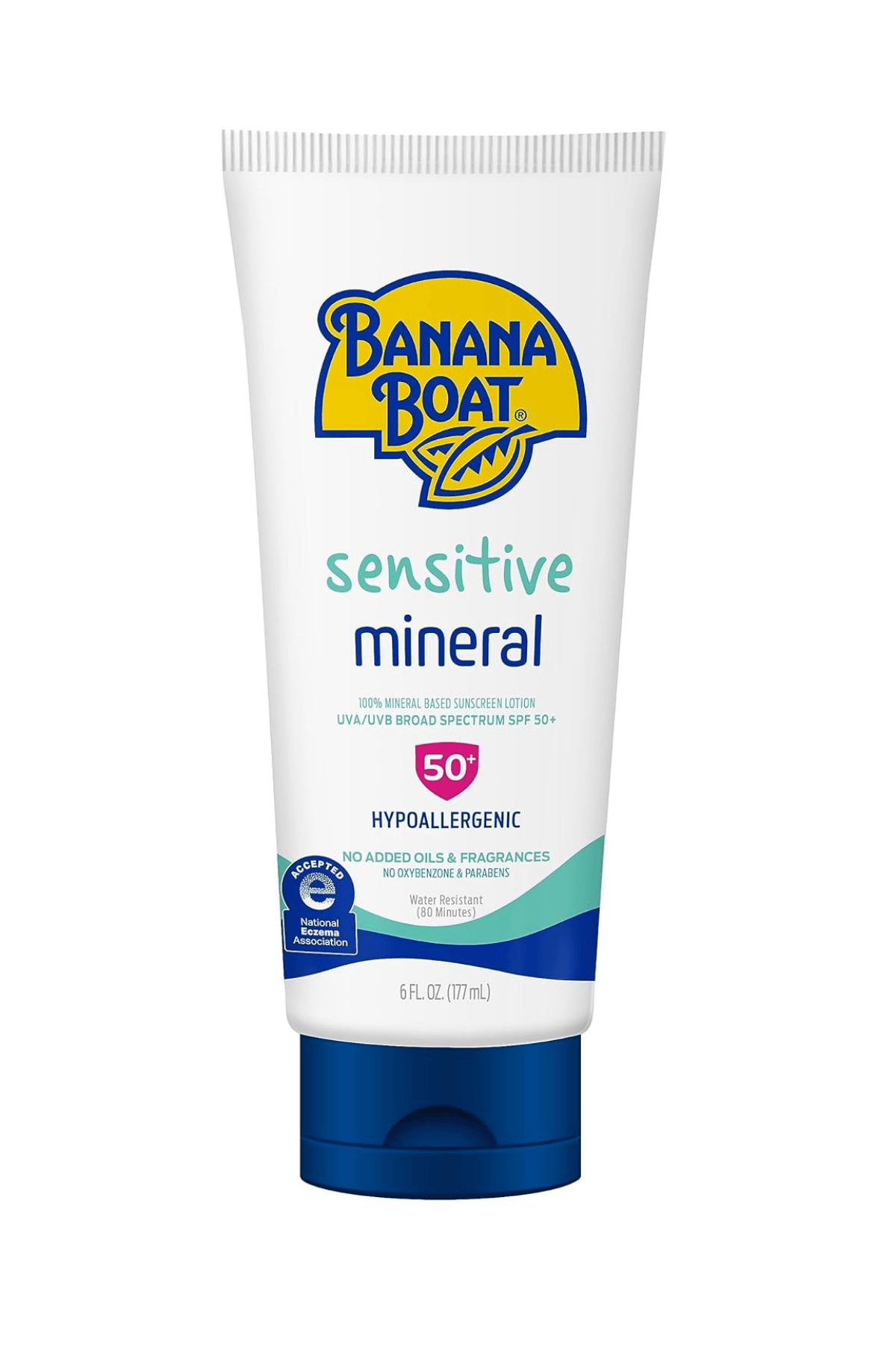 Banana Boat Sensitive Mineral (Vücut Güneş Kremi, Hassas Cilt Güneş Kremi) SPF 50 177ml