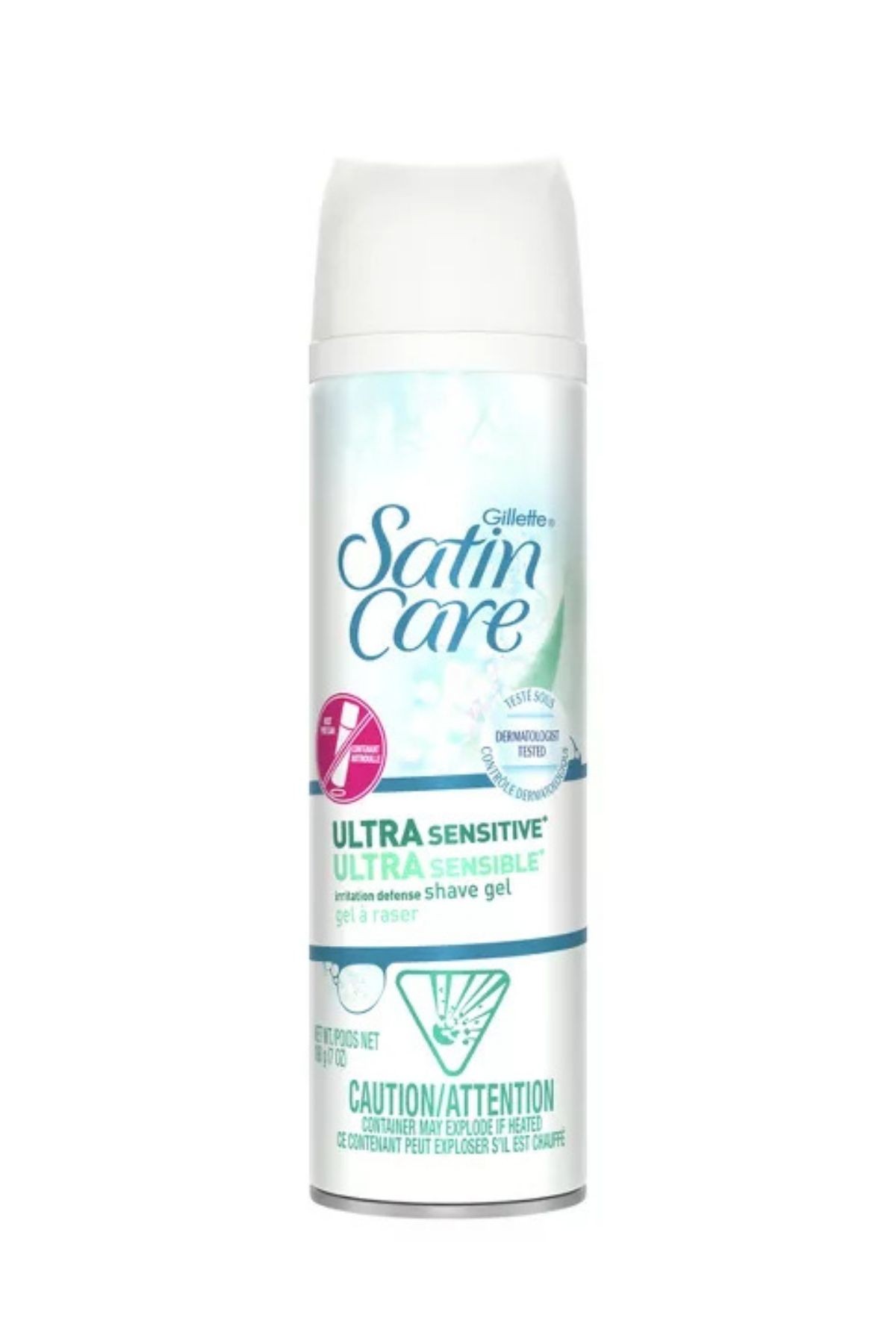 Gillette Satin Care Ultra Hassas Kadın Tıraş Jeli 198gr