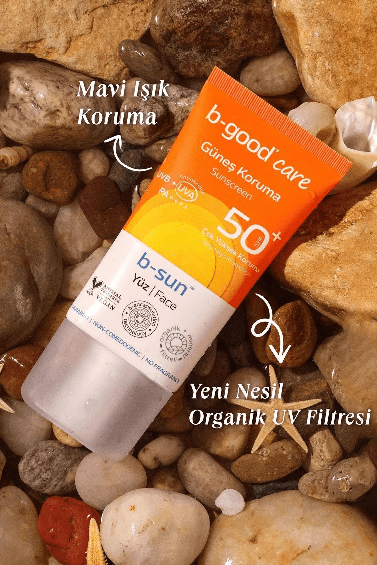 b-good b-sun SPF 50+ Yüz Güneş Koruma 50 ml