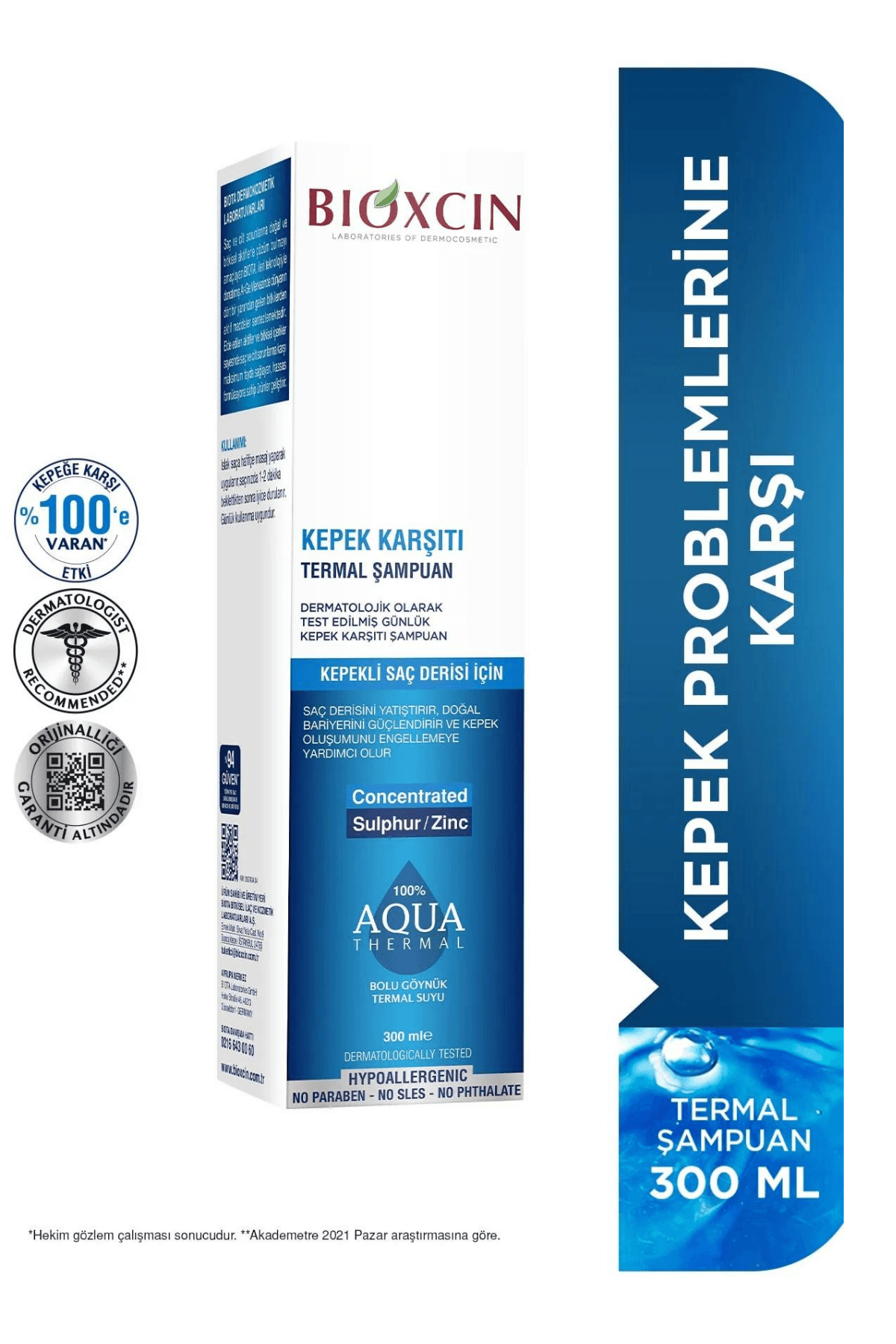 Bioxcin Aqua Thermal Kepek Karşıtı Şampuan 300 ml
