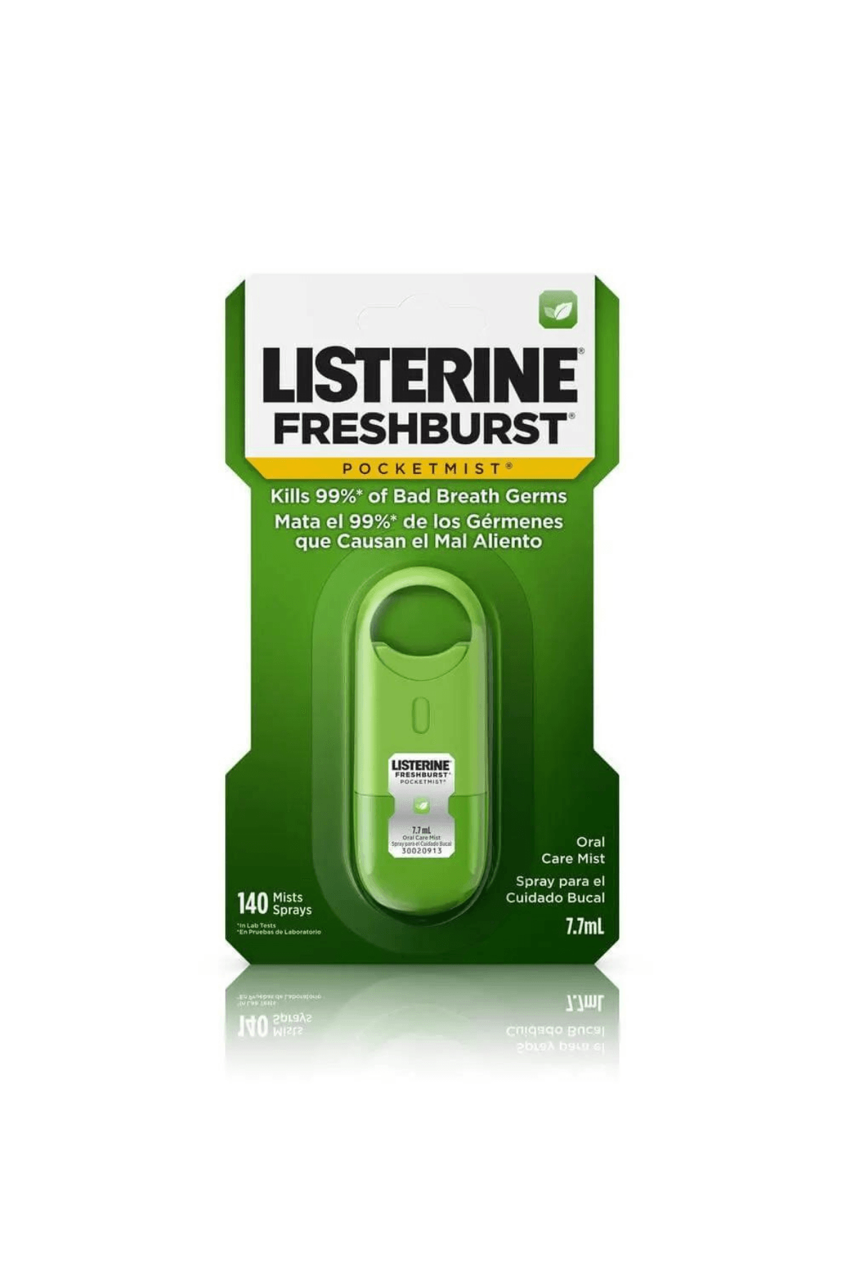 Listerine Pocket Fresh Burst Nane Aromalı Şekersiz (Ferahlatıcı Nefes Spreyi) 7.7 ml