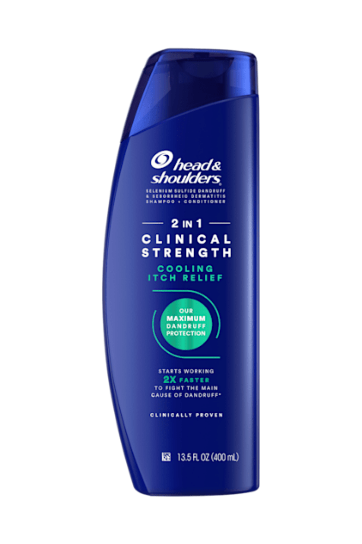 Head & Shoulders 2 ın 1 Clınıcal Strength Coolıng Itc Relıef (Kaşıntı Giderici 2'si 1 Arada, İnatçı Kepek) Şampuanı 13.5 Oz 400ml