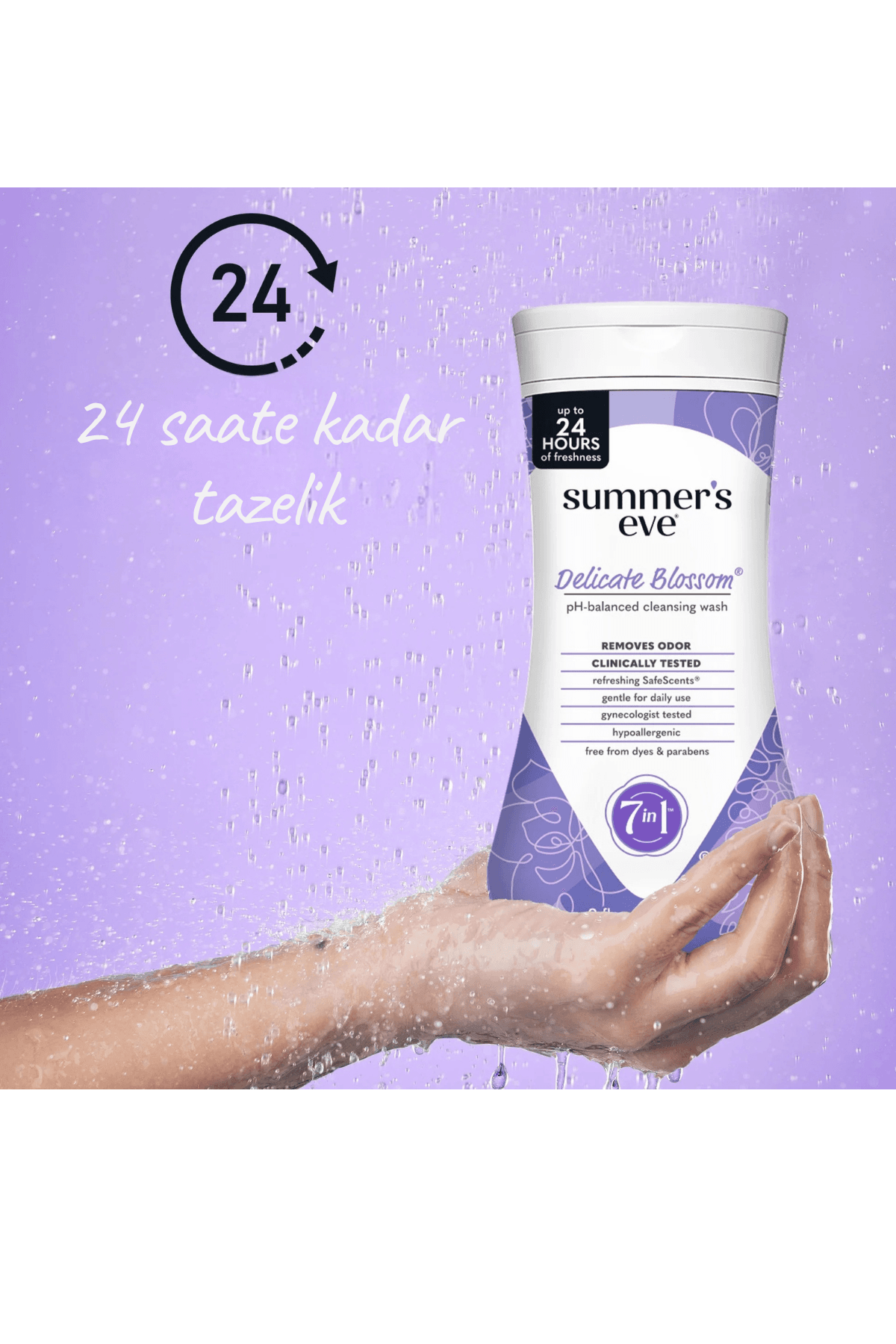 Summer's Eve Delicate Blossom (Narin Çiçek) Özel Bölge Temizleyici Yıkama Jeli 444 ML