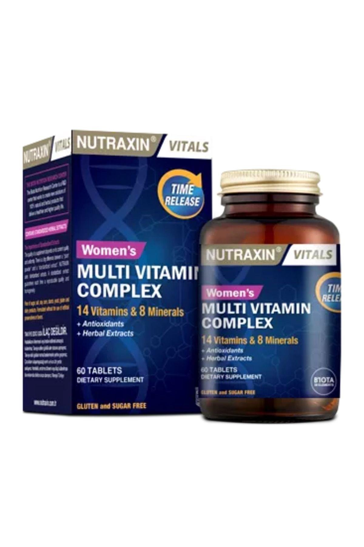 Nutraxin Multivitamin Mineral Complex Women's (Kadın) 2. % 50 İndirimli Avantaj Paketi 120 Tablet