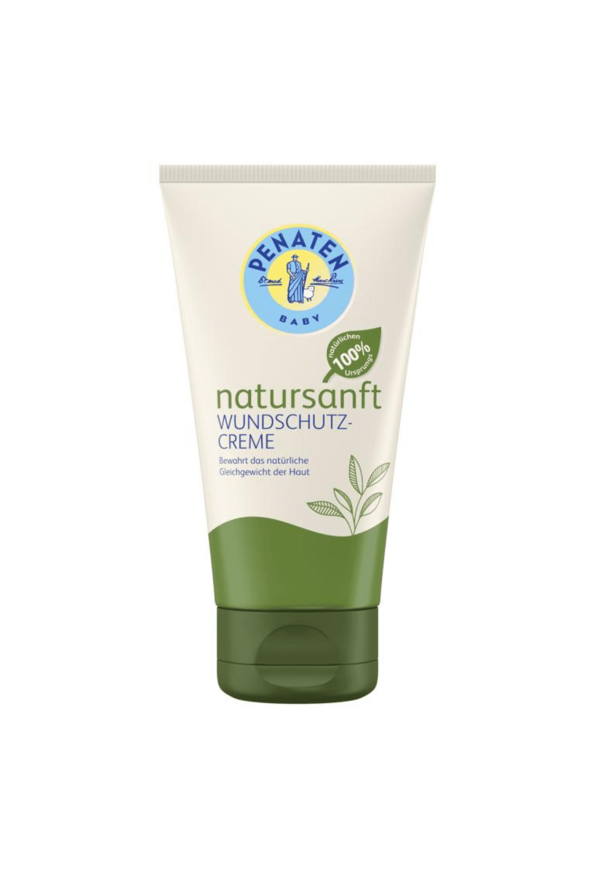 Penaten Natursanft Wundschutz Creme (%100 Doğal, Karite Yağı, Çinko Oksit ve Balmumu, Vegan) Bebek Pişik Koruma Kremi 75ml