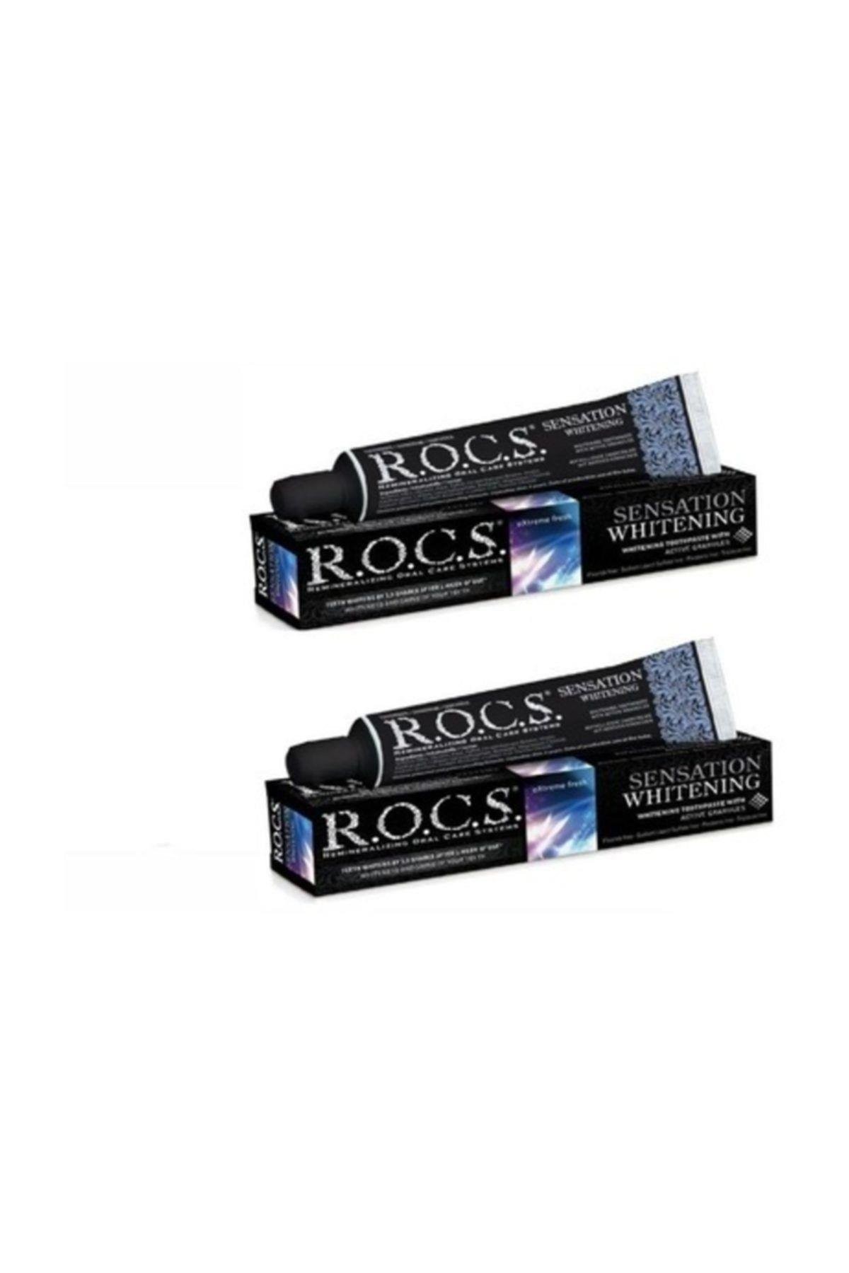 Rocs Sensation Whitening Beyazlatıcı Parlatıcı Diş Macunu 60ml X 2 Adet